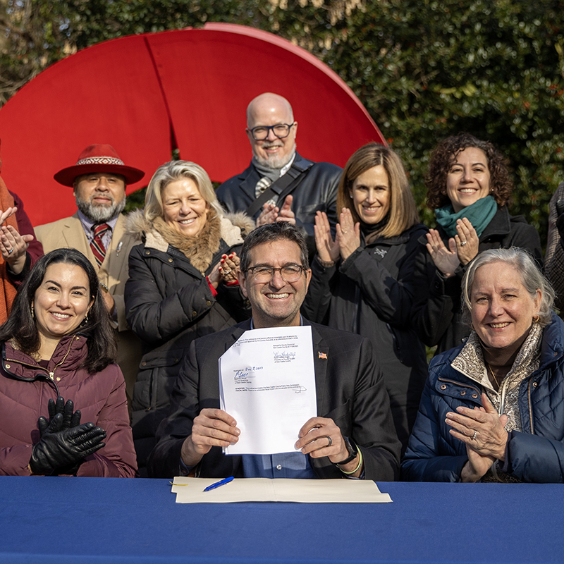 Signing NCC Public Arts Commission